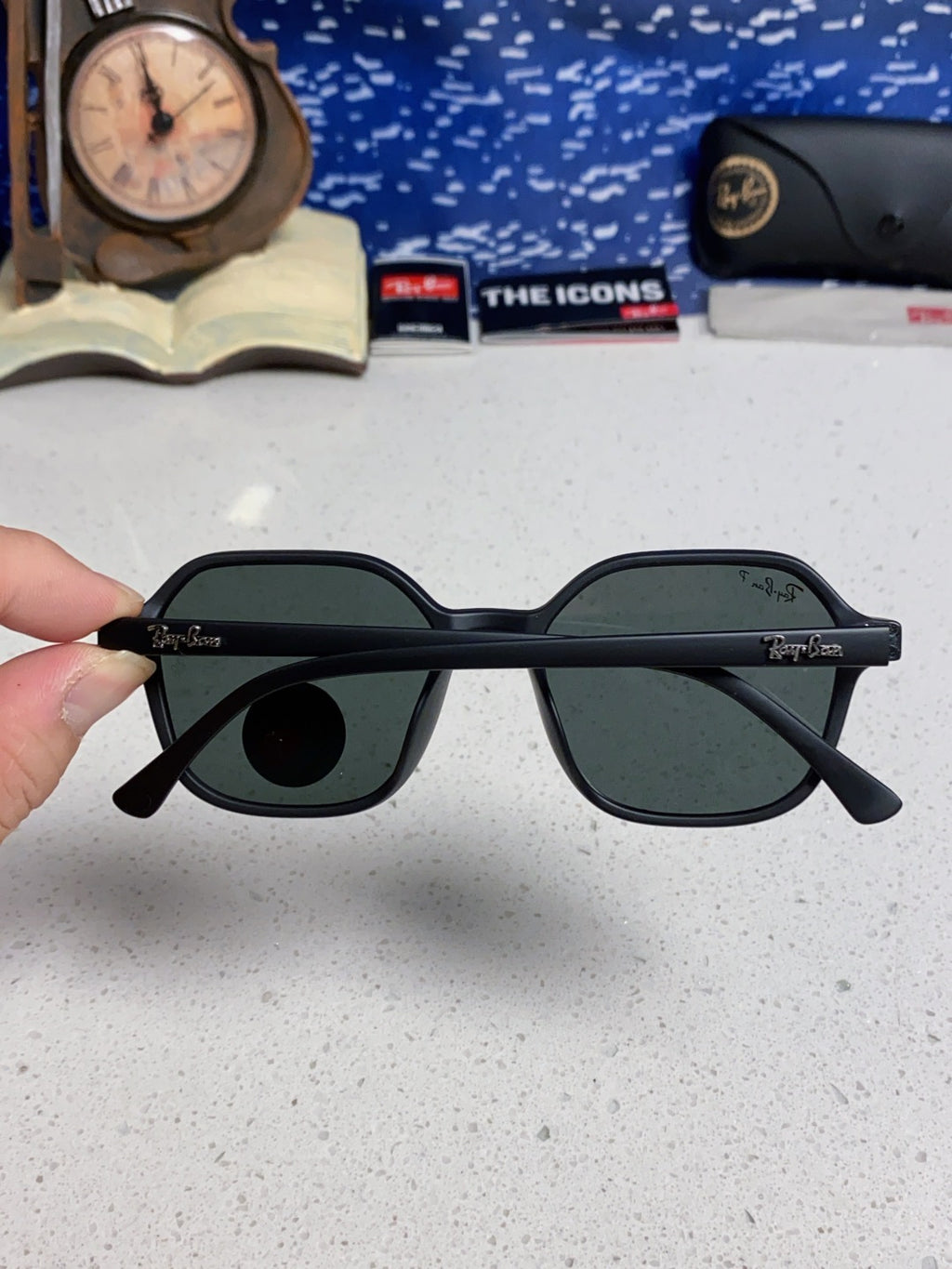 Ray-Ban RB2194 Polarized Round Black Lens Sunglasses for Men & Women - 488226 - detail image 5