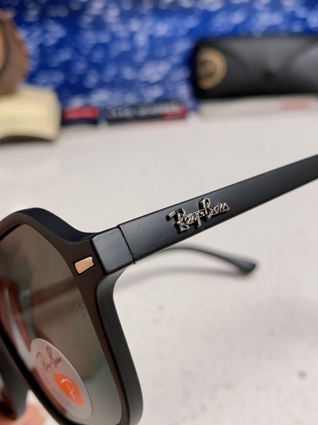 Ray-Ban RB2194 Polarized Round Black Lens Sunglasses for Men & Women - 488226 - detail image 7
