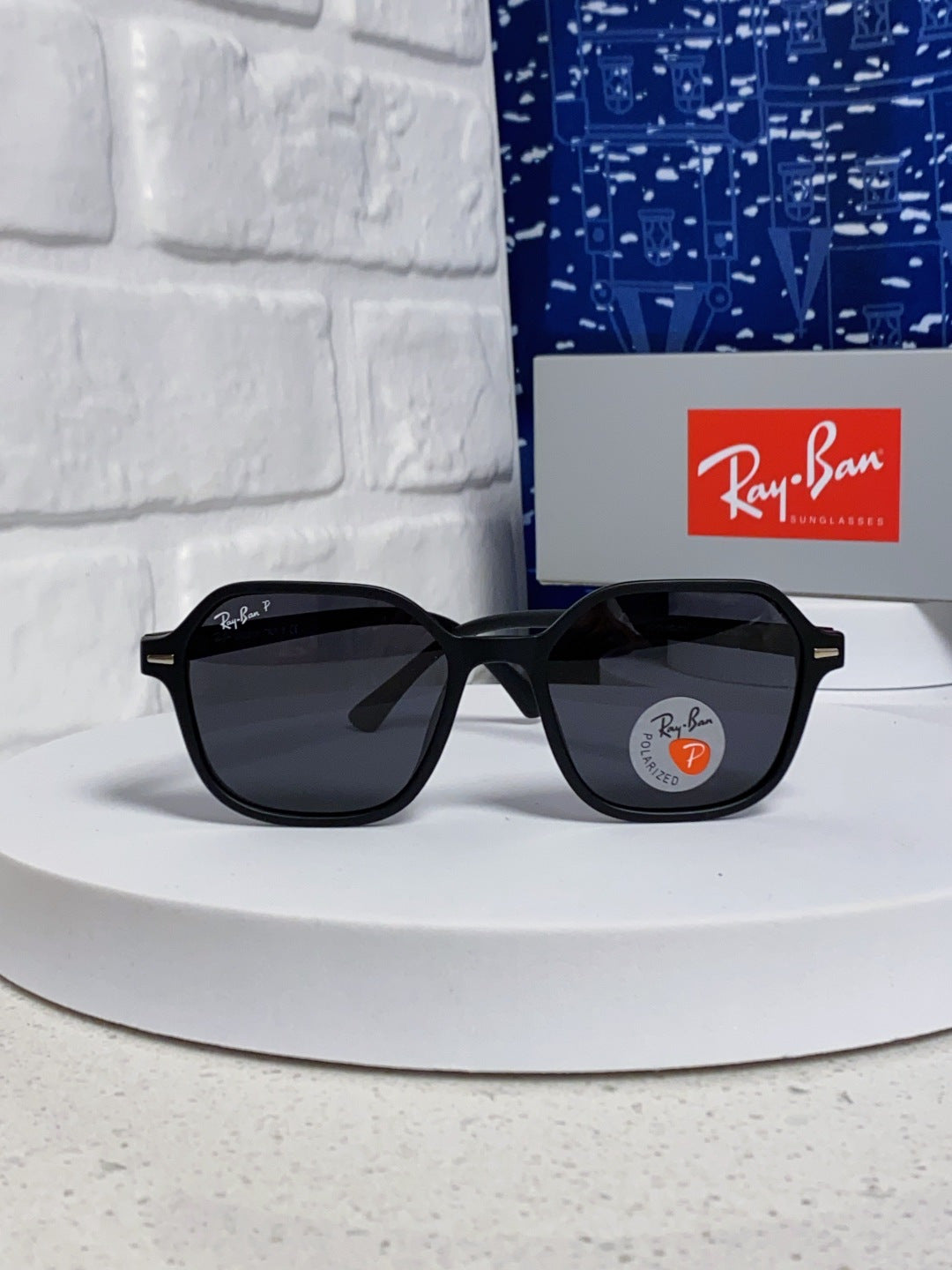 Ray-Ban RB2194 Polarized Round Black Lens Sunglasses for Men & Women - 359040 - detail image 2