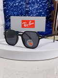 Ray-Ban RB2194 Polarized Round Black Lens Sunglasses for Men & Women - 359040