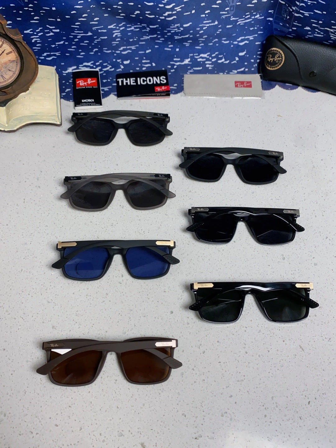 Ray-Ban RB4604 Polarized Fashion Black Lens Sunglasses for Men & Women - detail image 11