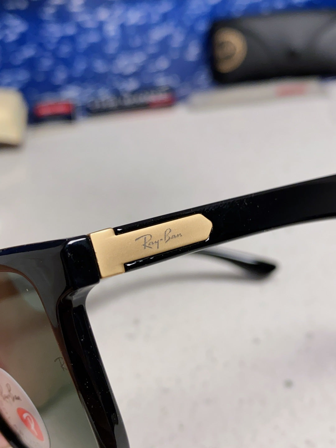 Ray-Ban RB4604 Polarized Fashion Black Lens Sunglasses for Men & Women - detail image 7
