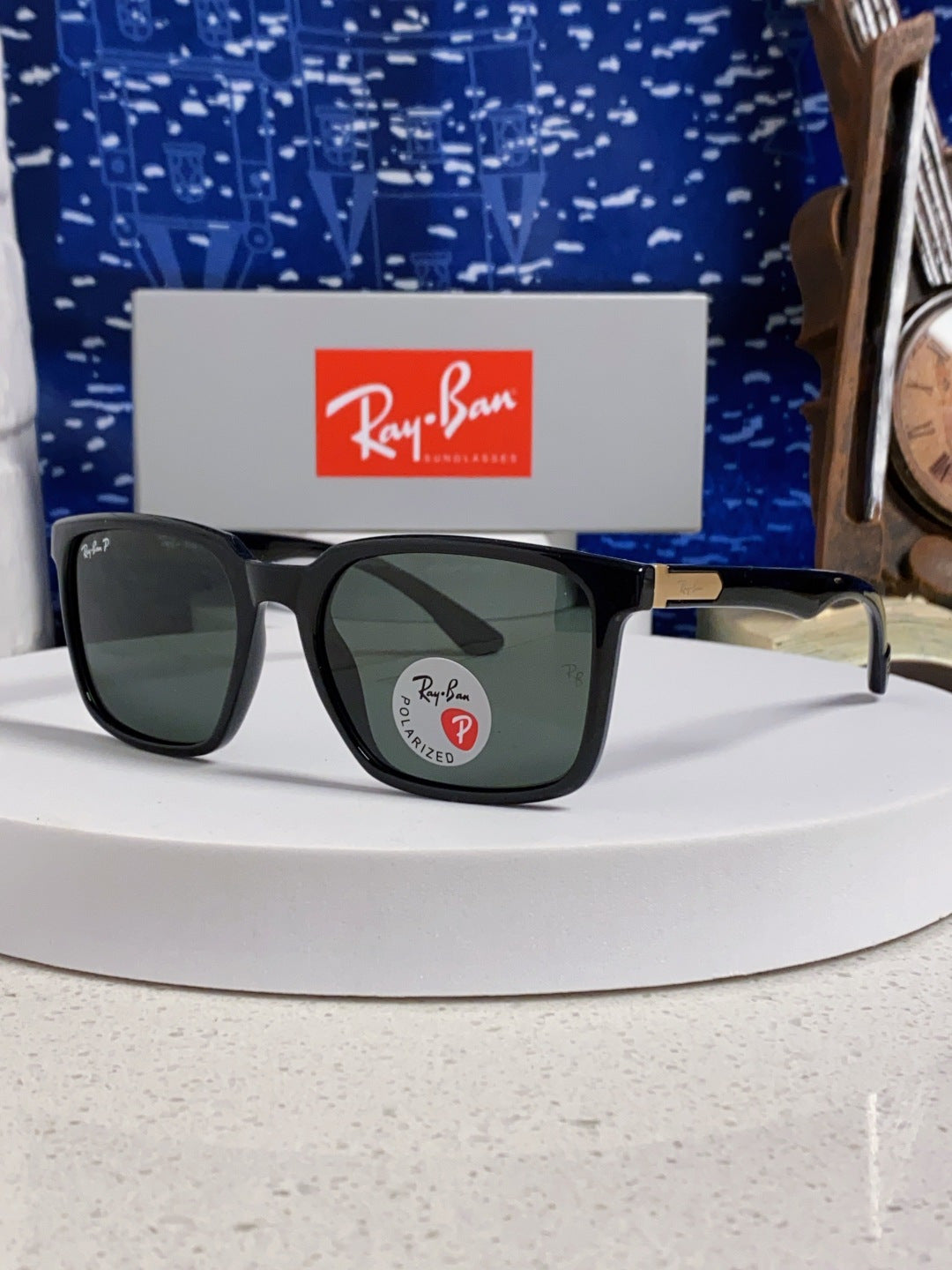 Ray-Ban RB4604 Polarized Fashion Black Lens Sunglasses for Men & Women