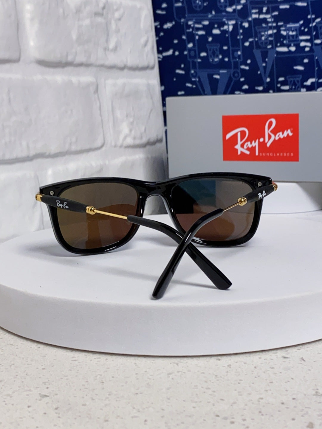 Ray-Ban RB2148 Polarized Square Blue Lens Sunglasses for Men & Women - 466492 - detail image 3