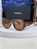 Chanel Polarized Cat-Eye Brown Lens Sunglasses for Women