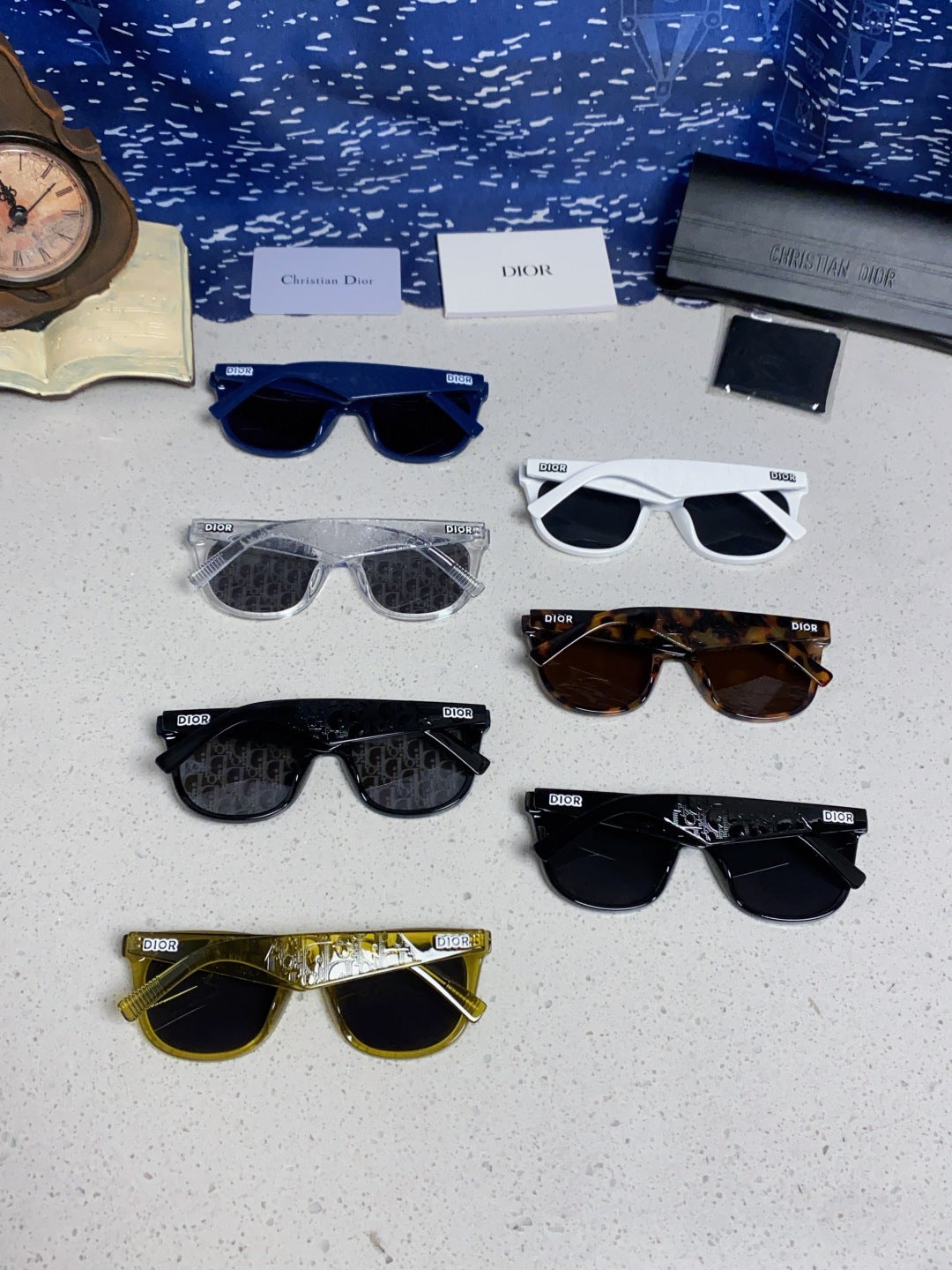 Dior Square Silver Lens Sunglasses for Men & Women - 465234 - detail image 11