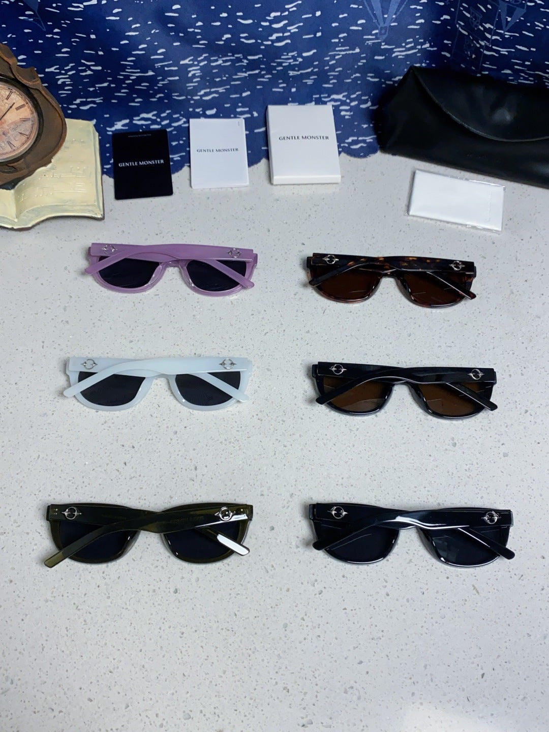 Gentle Monster MONOCHROME Round Black Lens Sunglasses for Women - 158663 - detail image 11