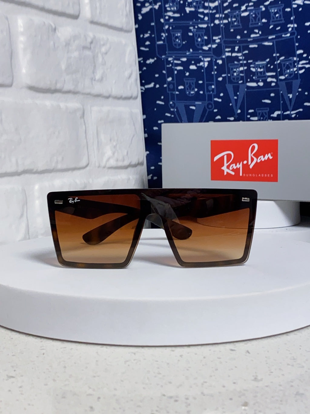 Ray-Ban Oversized Brown Lens Sunglasses for Women - detail image 2