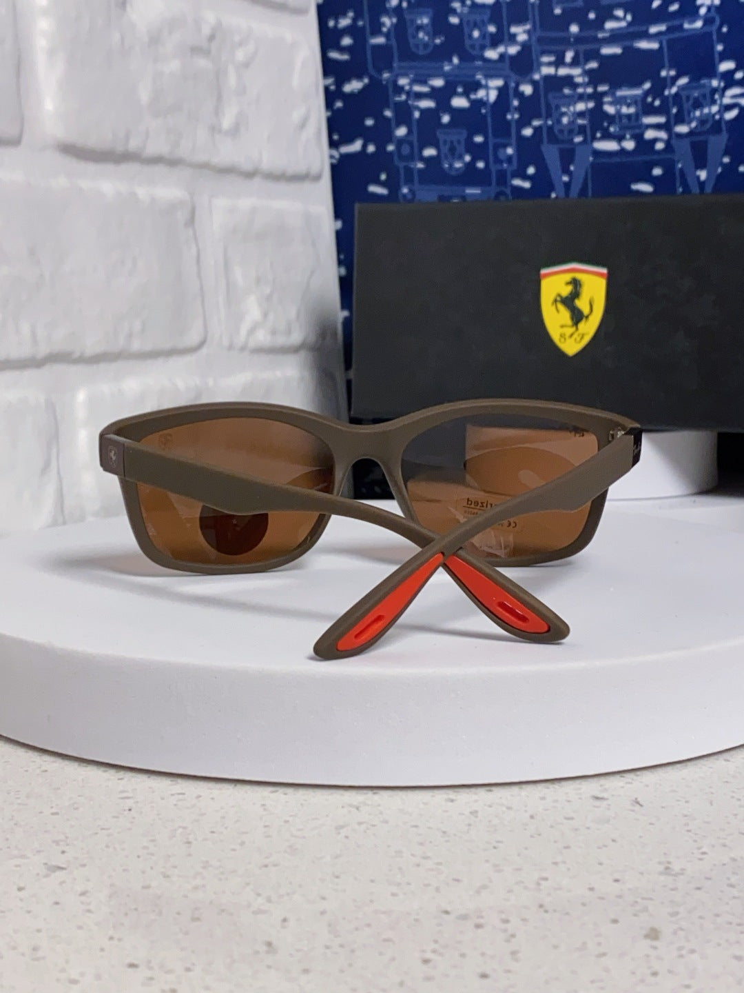 Ray-Ban RB4558 Polarized Square Brown Lens Sunglasses for Men & Women - detail image 3
