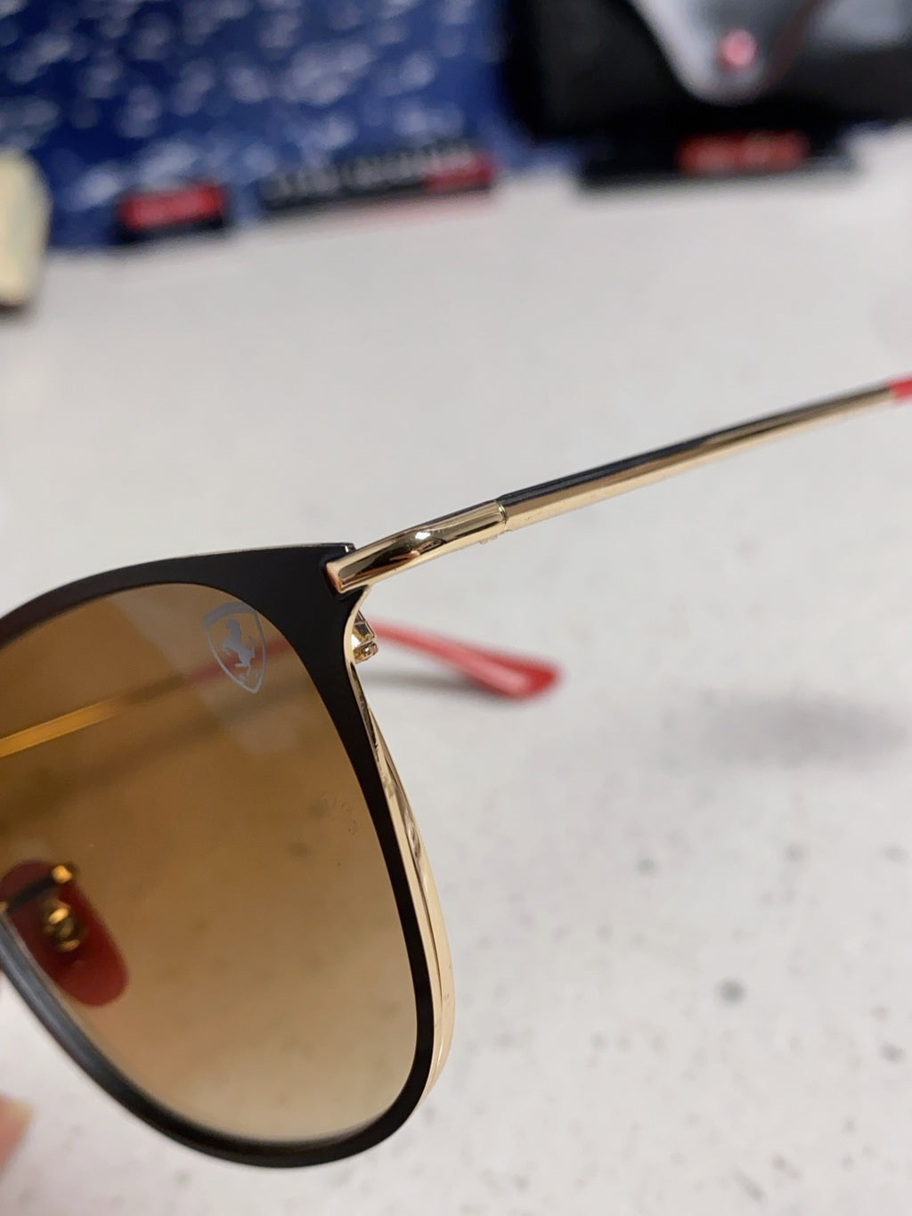 Ray-Ban RB3601 Metal Aviator Brown Lens Sunglasses for Men & Women - detail image 7