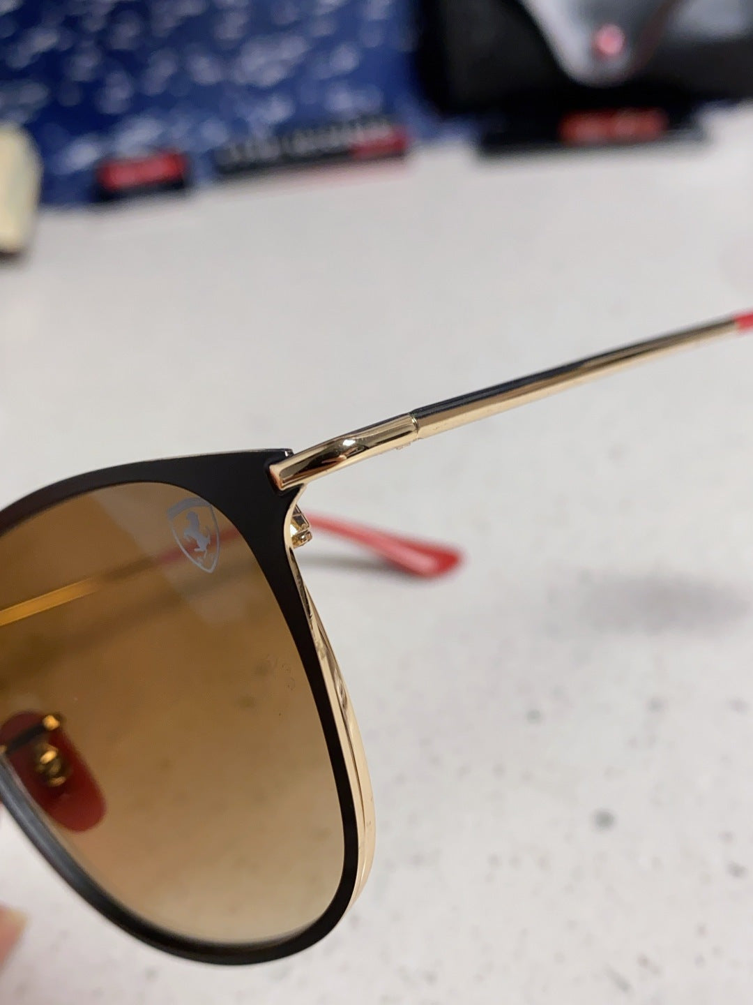 Ray-Ban RB3601 Metal Aviator Brown Lens Sunglasses for Men & Women - detail image 7