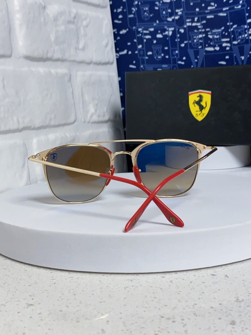 Ray-Ban RB3601 Metal Aviator Brown Lens Sunglasses for Men & Women - detail image 3