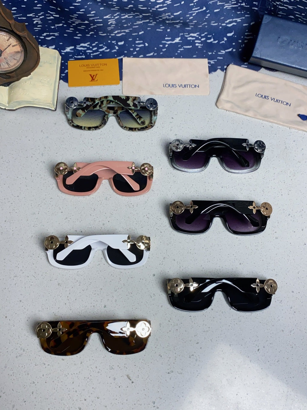 Louis Vuitton Square Brown Lens Sunglasses for Men & Women - 866864 - detail image 10