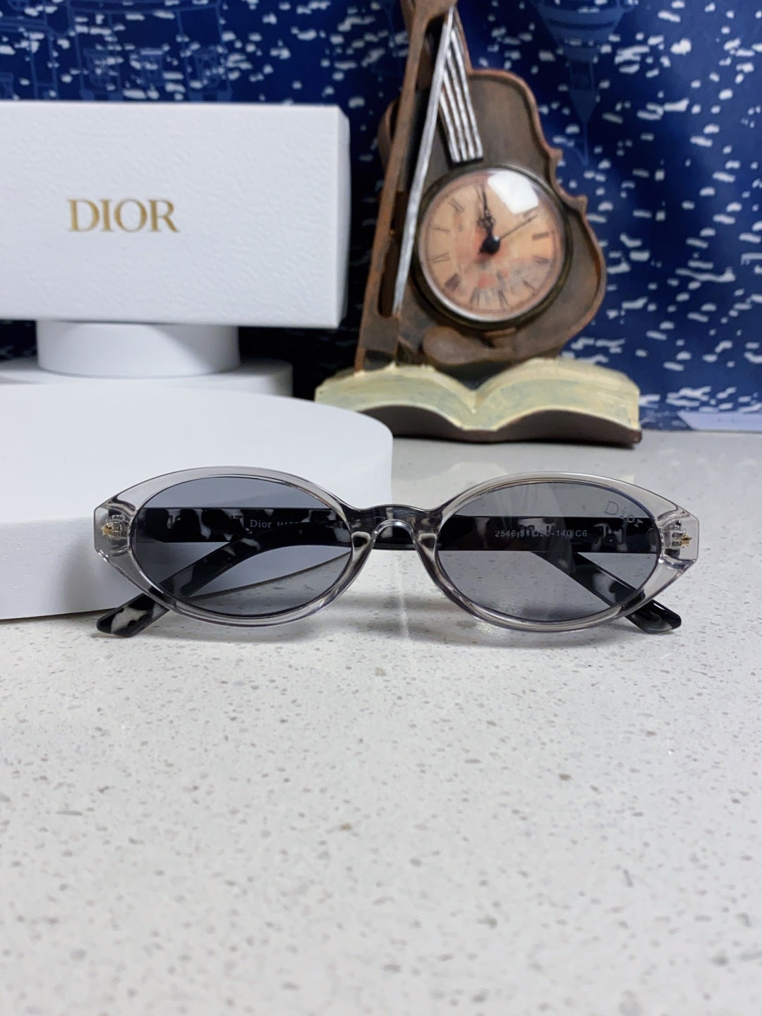 Dior Cat-Eye Silver Lens Sunglasses for Women - 431727 - detail image 9