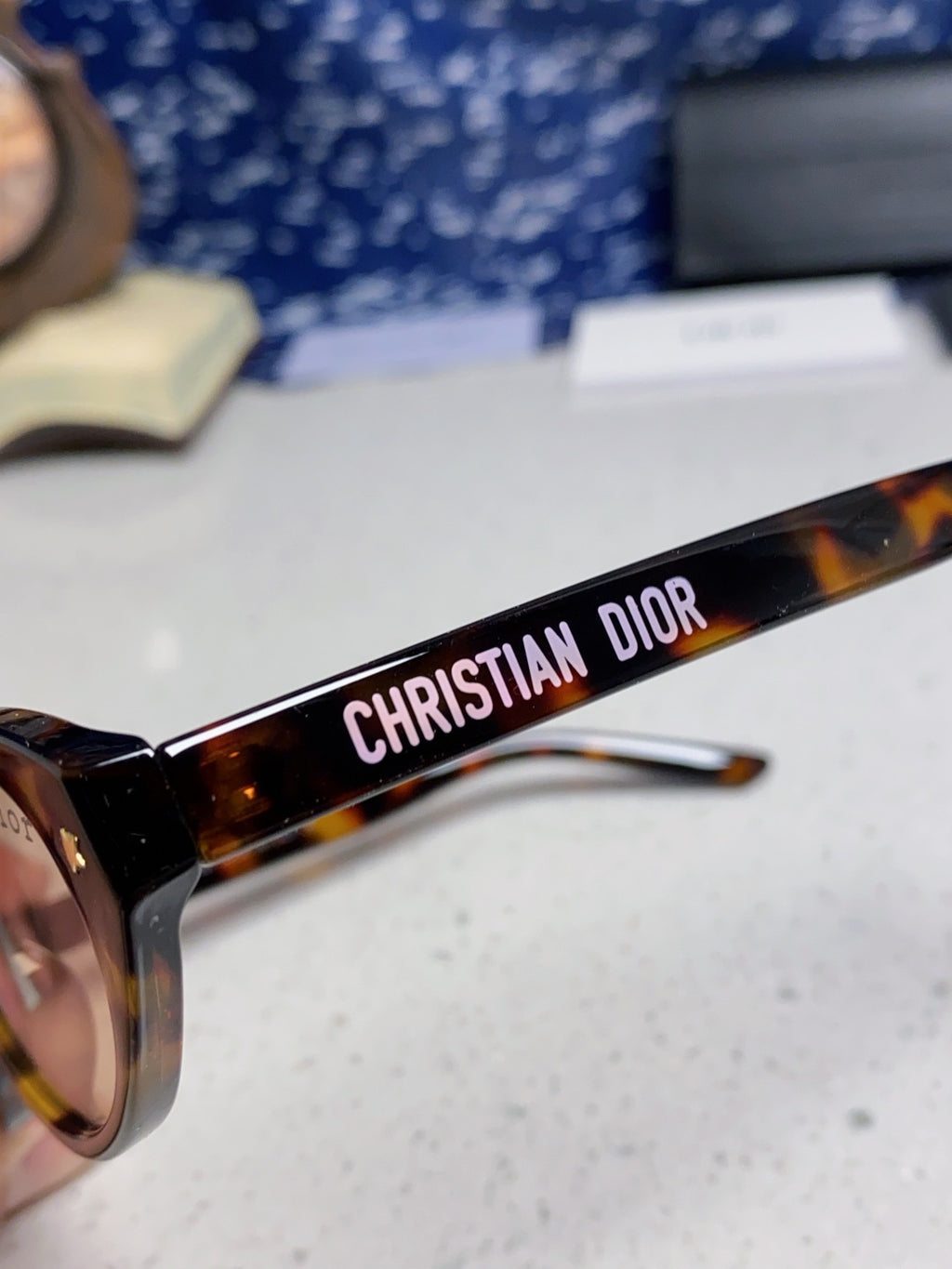 Dior Cat-Eye Black Lens Sunglasses for Women - detail image 8