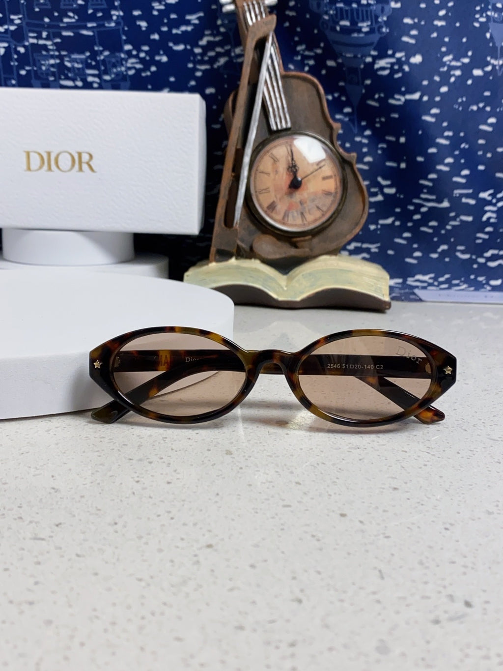 Dior Cat-Eye Black Lens Sunglasses for Women - detail image 10