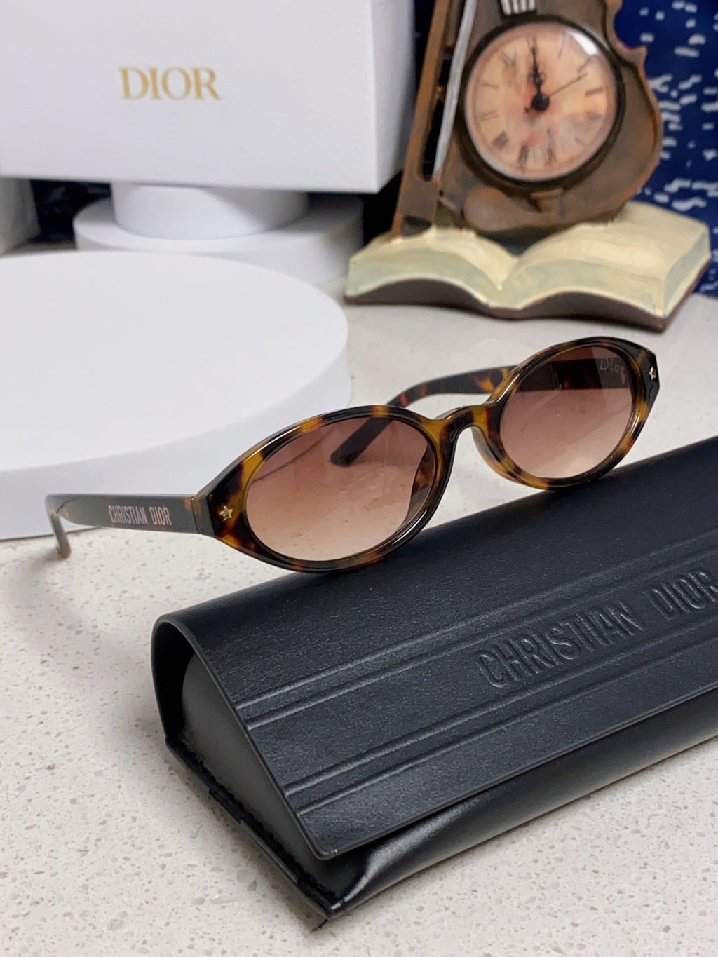 Dior Cat-Eye Red Lens Sunglasses for Women - 415544 - detail image 10