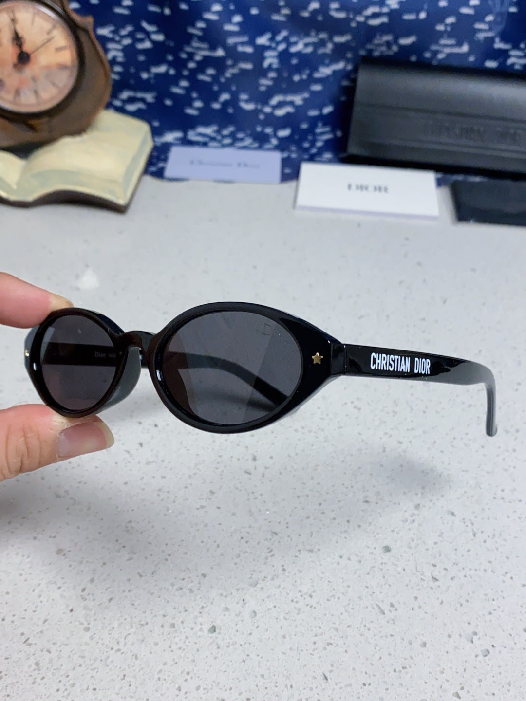 Dior Cat-Eye Red Lens Sunglasses for Women - 415359 - detail image 6