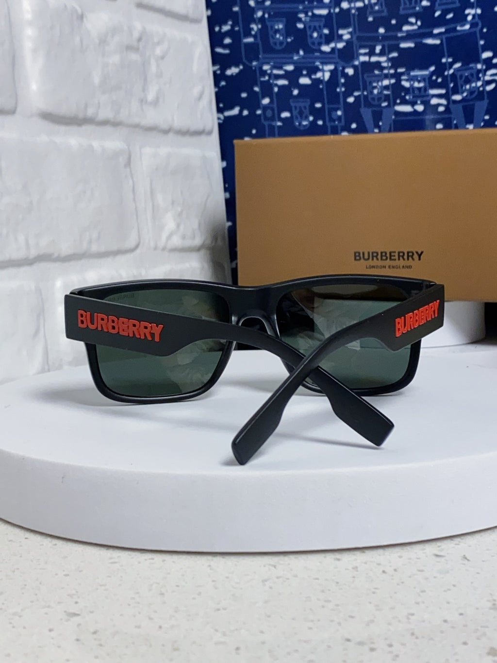 Burberry Polarized Square Gray Lens Sunglasses for Men & Women - 416051 - detail image 3