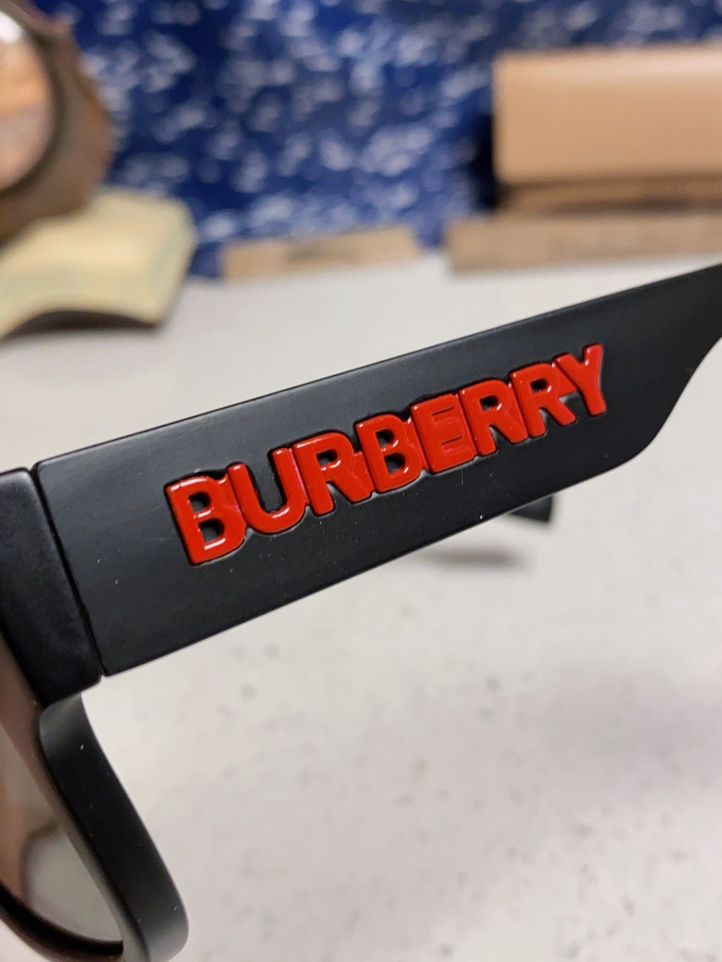 Burberry Polarized Square Gray Lens Sunglasses for Men & Women - 416051 - detail image 7