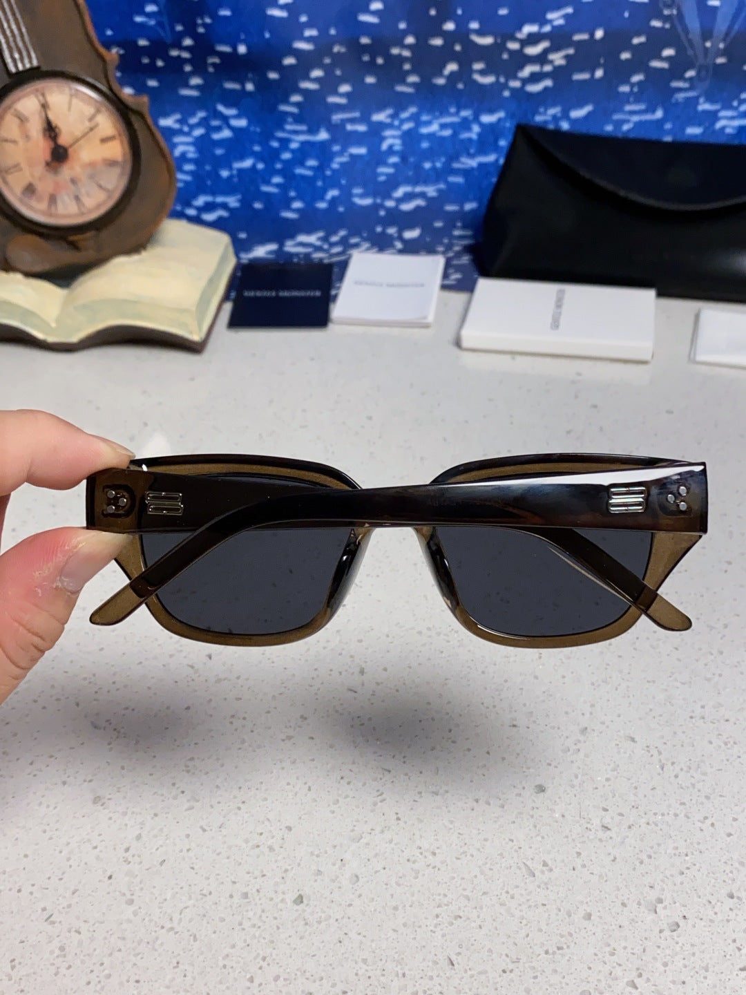 Gentle Monster TR1088 Square Black Lens Sunglasses for Women - 416467 - detail image 5