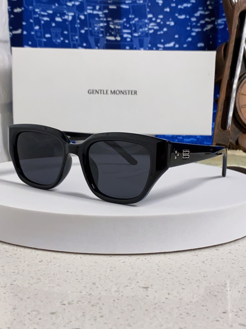 Gentle Monster TR1088 Square Black Lens Sunglasses for Women - 416470