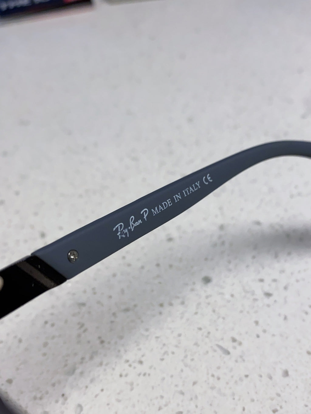 Ray-Ban RB69030 Square Silver Lens Sunglasses for Men - 416700 - detail image 8