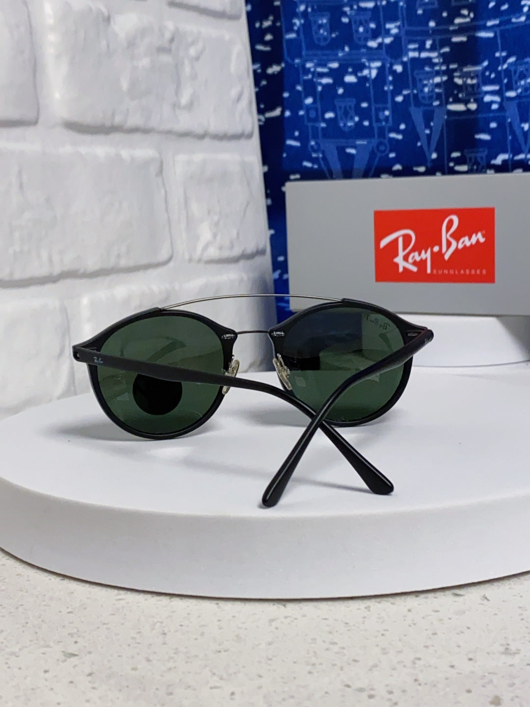 Ray-Ban RB4266 Round Black Lens Sunglasses for Men & Women - detail image 3