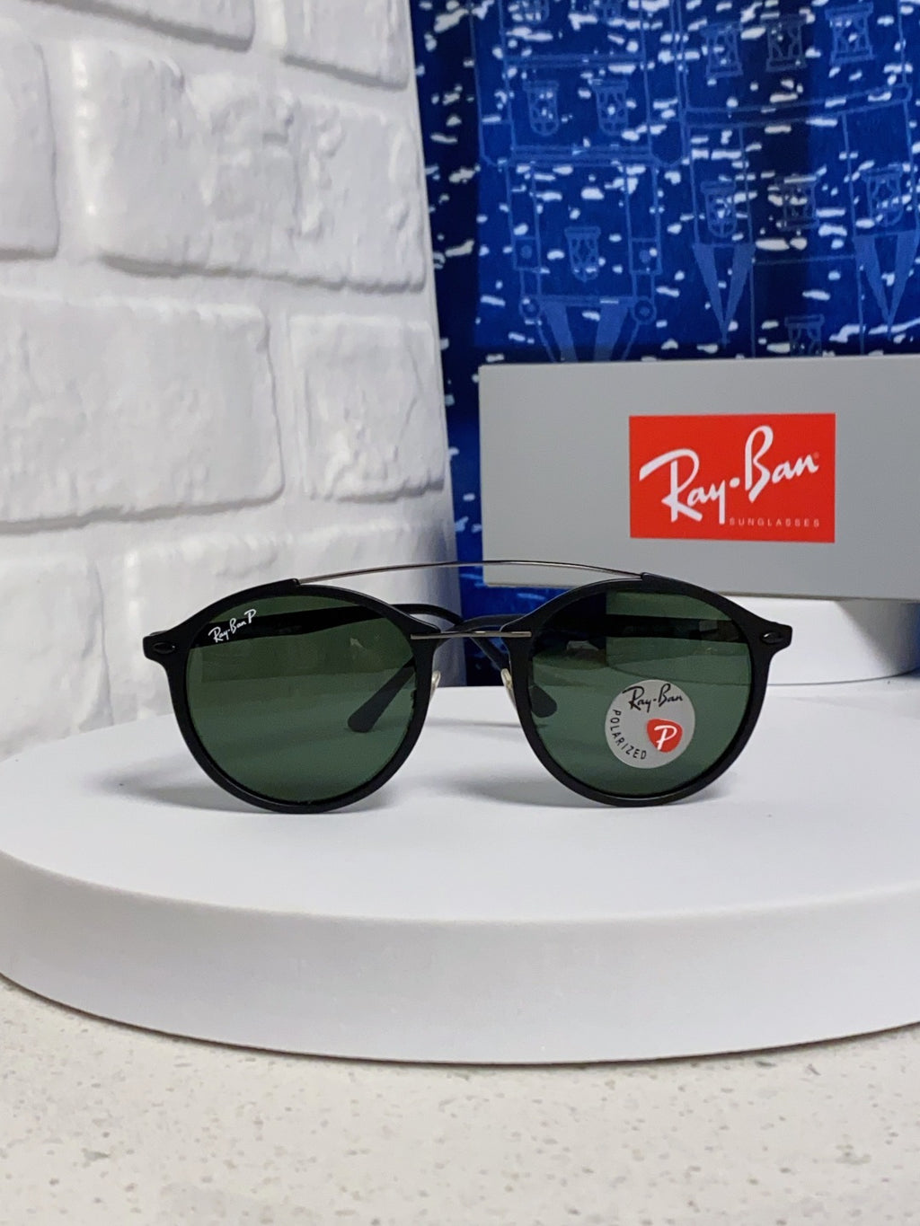 Ray-Ban RB4266 Round Black Lens Sunglasses for Men & Women - detail image 2