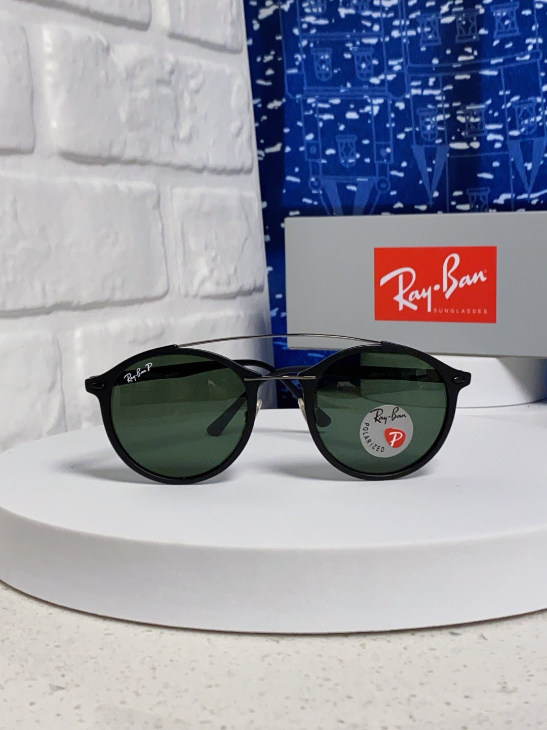 Ray-Ban RB4266 Round Black Lens Sunglasses for Men & Women - detail image 2