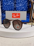 Ray-Ban RB4266 Round Red Lens Sunglasses for Men & Women