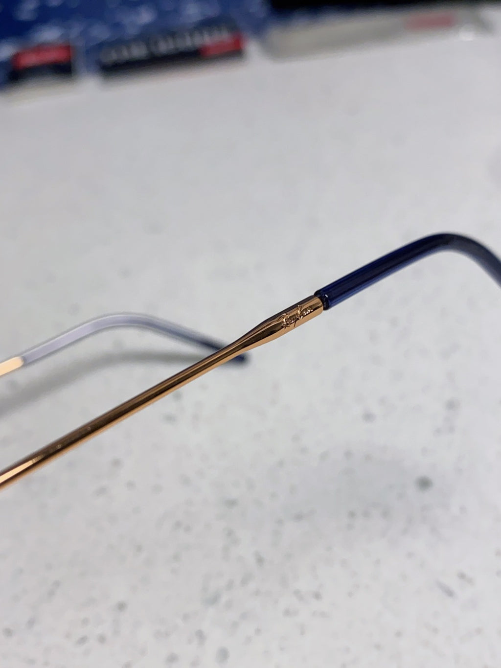 Ray-Ban BR0101S Aviator Blue Lens Sunglasses for Men & Women - 450080 - detail image 6