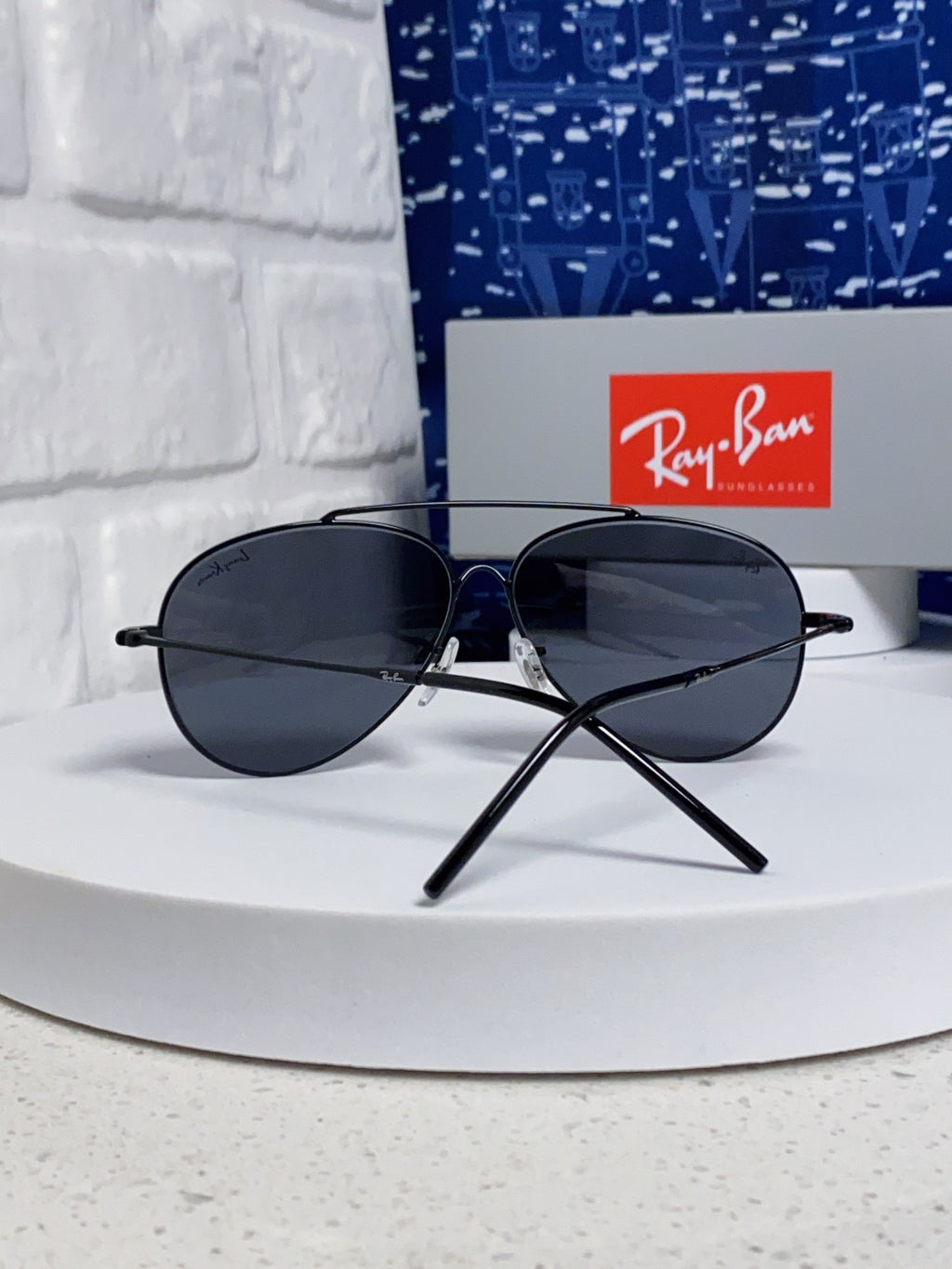 Ray-Ban BR0101S Aviator Black Lens Sunglasses for Men & Women - 416641 - detail image 4
