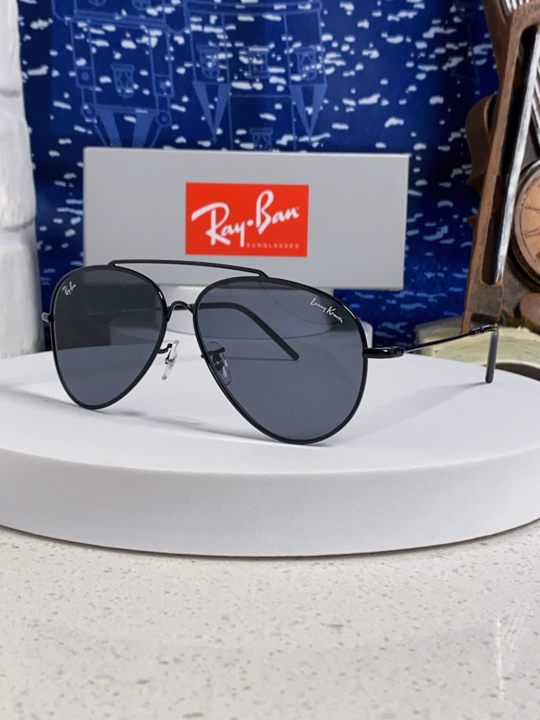 Ray-Ban BR0101S Aviator Black Lens Sunglasses for Men & Women - 416641 - detail image 2