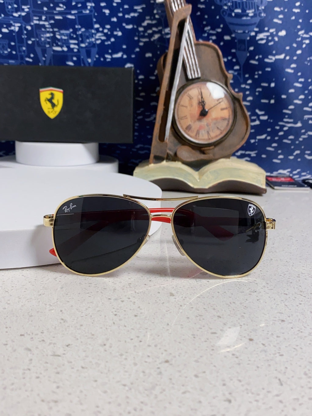 Ray-Ban RB8313 Aviator Silver Lens Sunglasses for Men & Women - 466476 - detail image 9
