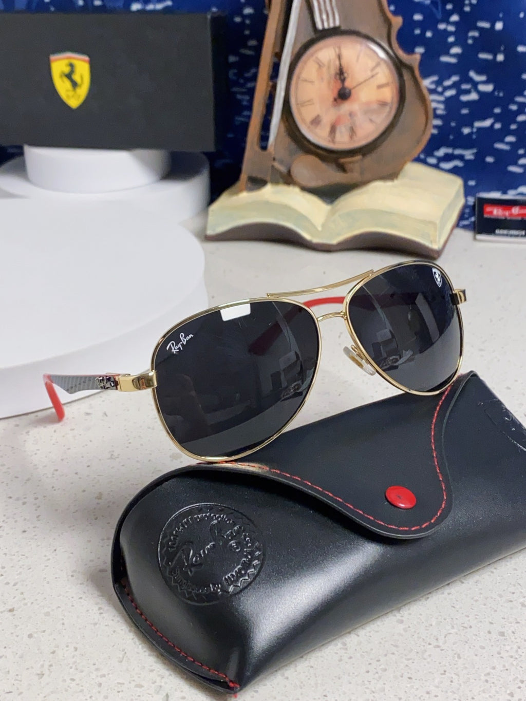 Ray-Ban RB8313 Aviator Silver Lens Sunglasses for Men & Women - 466476 - detail image 10