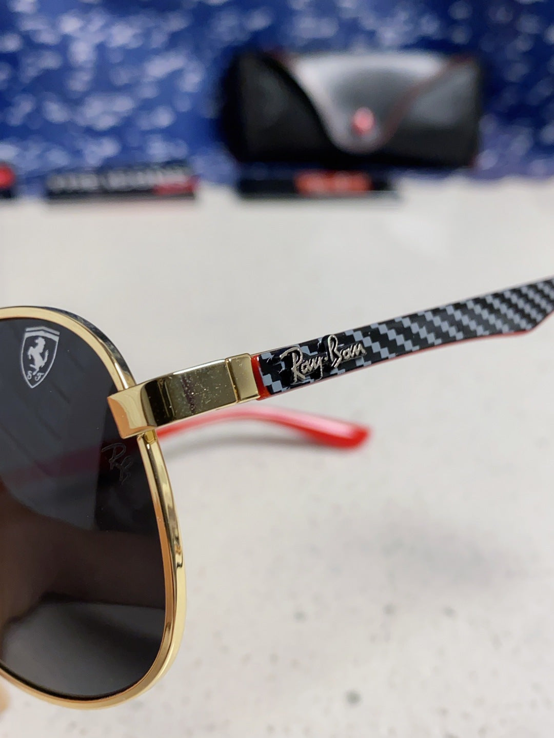 Ray-Ban RB8313 Aviator Silver Lens Sunglasses for Men & Women - 466476 - detail image 7
