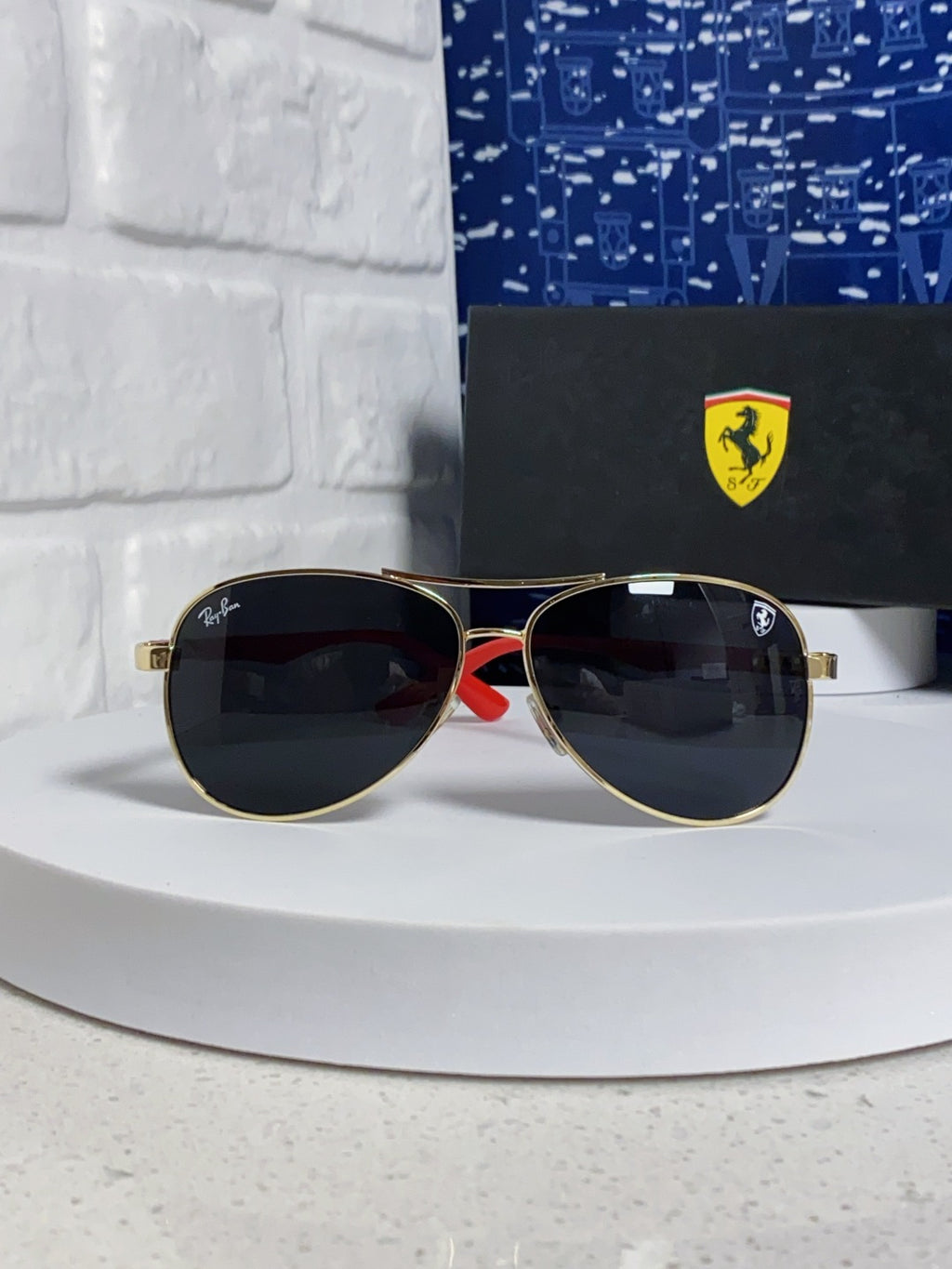 Ray-Ban RB8313 Aviator Silver Lens Sunglasses for Men & Women - 466476 - detail image 2