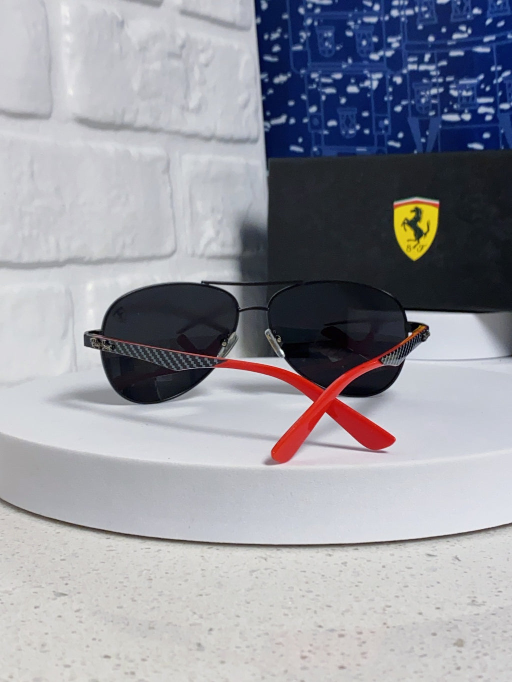 Ray-Ban RB8313 Aviator Silver Lens Sunglasses for Men & Women - detail image 3
