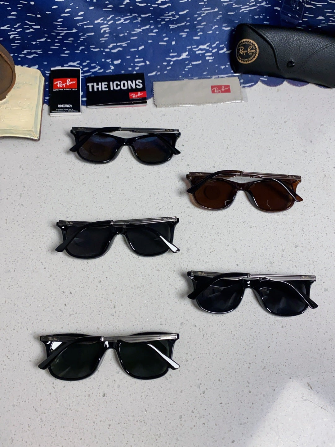 Ray-Ban RB8205 Polarized Fashion Black Lens Sunglasses for Men - detail image 11
