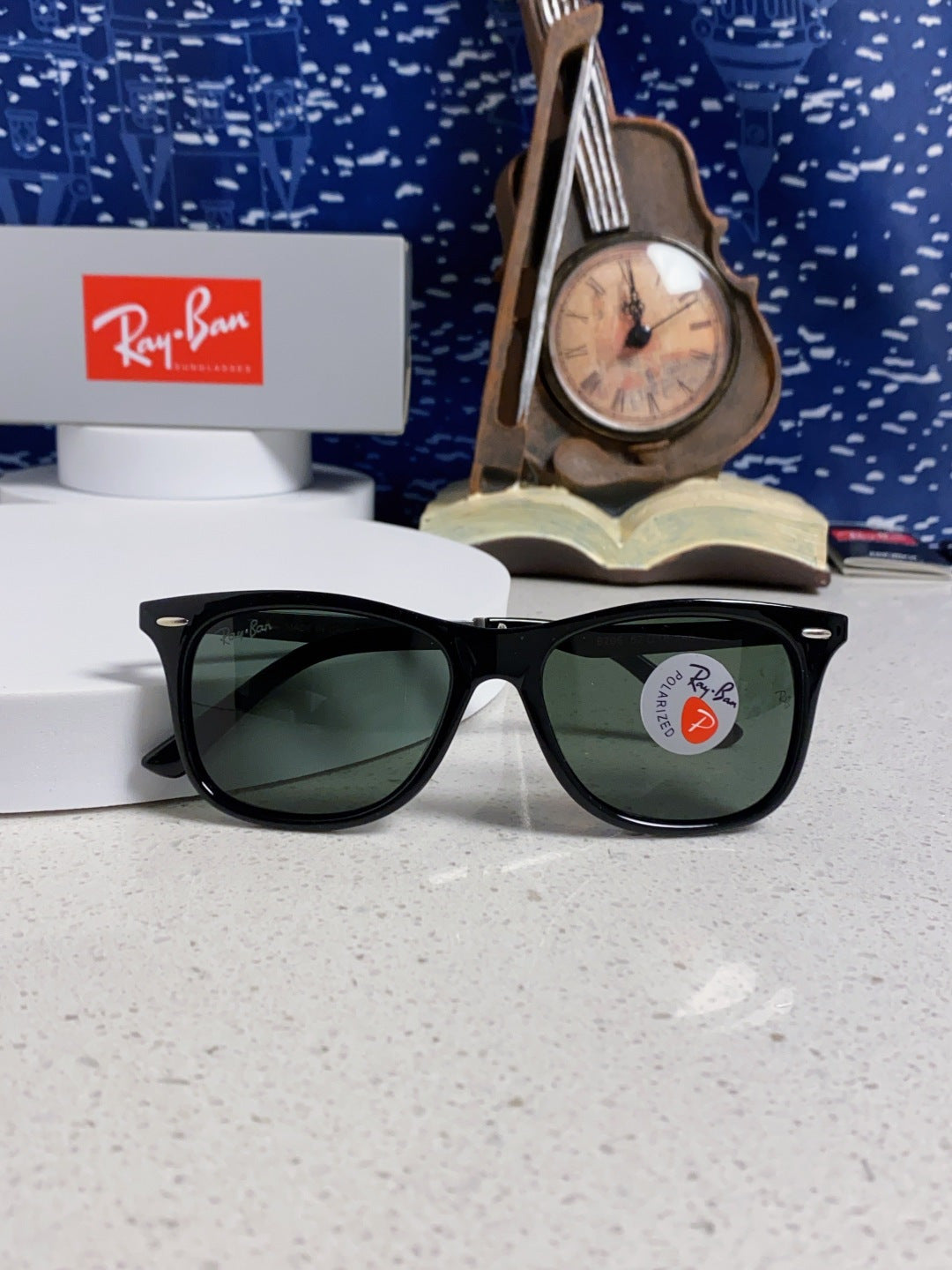 Ray-Ban RB8205 Polarized Fashion Black Lens Sunglasses for Men - detail image 9