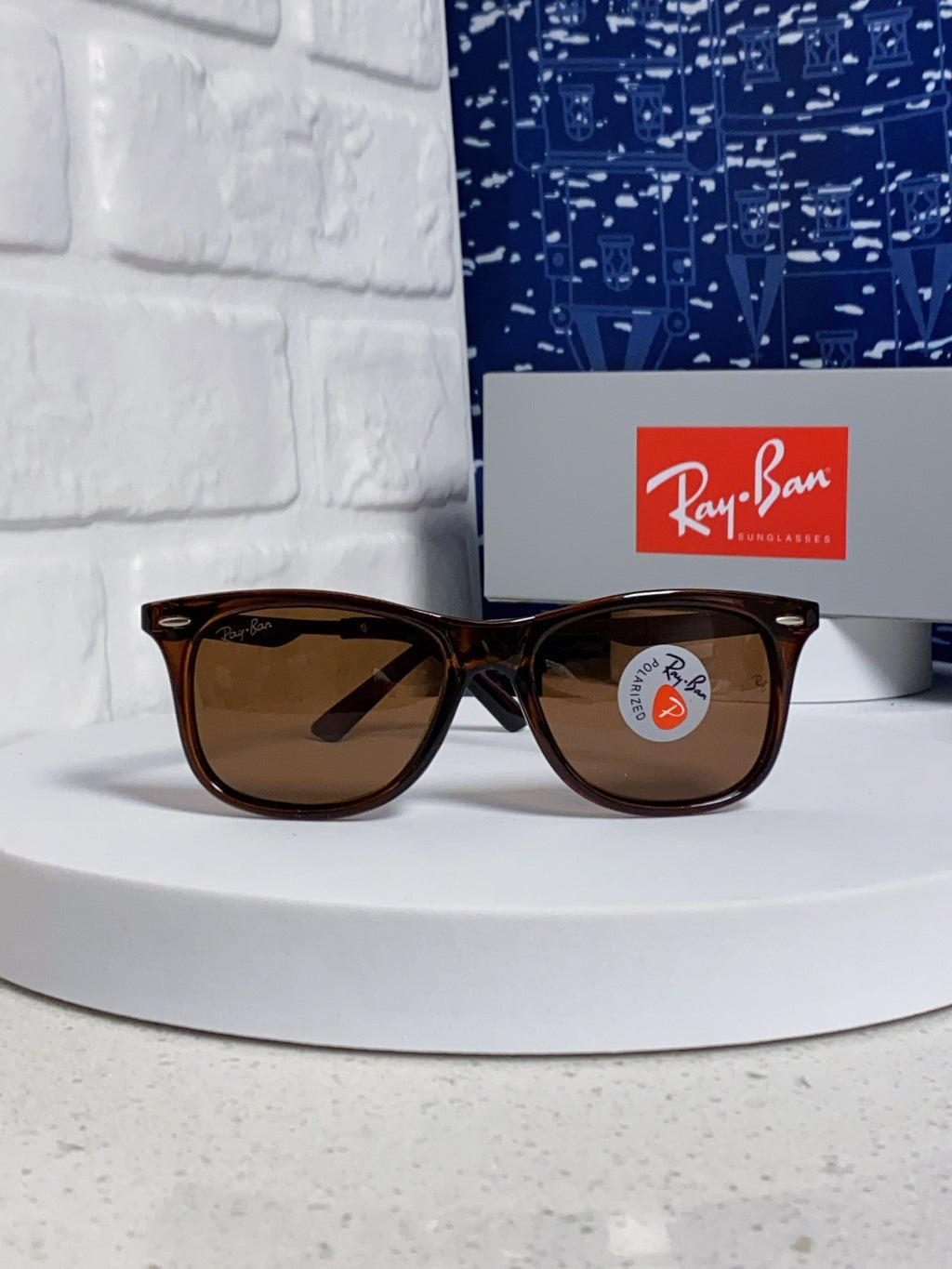 Ray-Ban RB8205 Polarized Fashion Brown Lens Sunglasses for Men - detail image 2