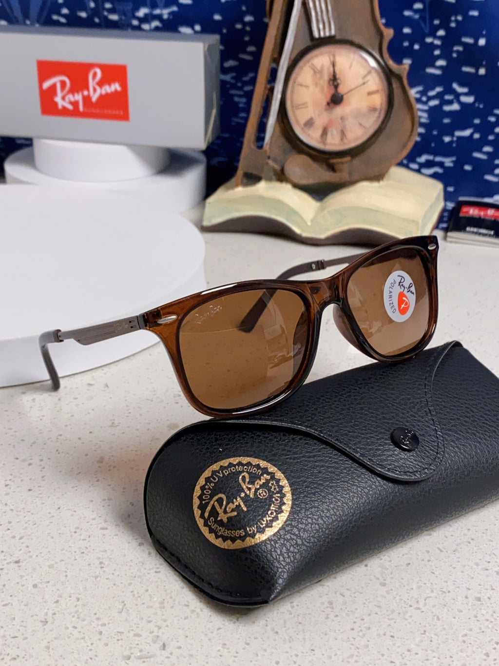 Ray-Ban RB8205 Polarized Fashion Brown Lens Sunglasses for Men - detail image 10