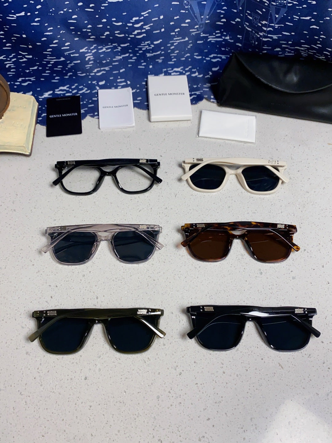 Gentle Monster TAM Polarized Fashion Blue Lens Sunglasses for Men - detail image 11