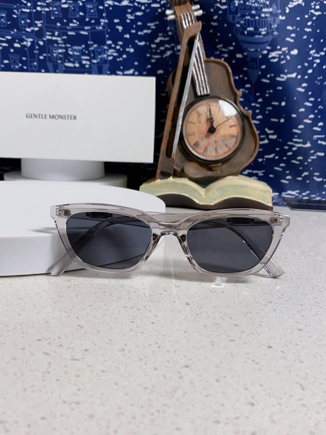 Gentle Monster LOTI Blue-Light Cat-Eye Silver Lens Sunglasses for Men - 488012 - detail image 9