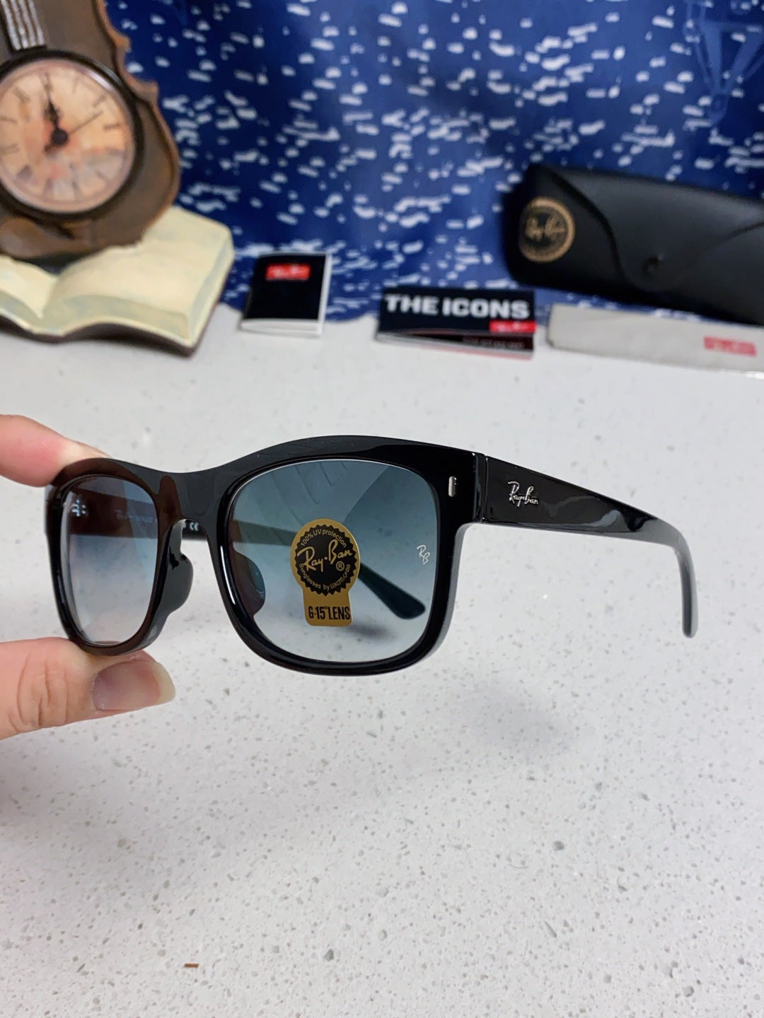 Ray-Ban RB4428 Polarized Fashion Silver Lens Sunglasses for Men & Wom - 433104 - detail image 6