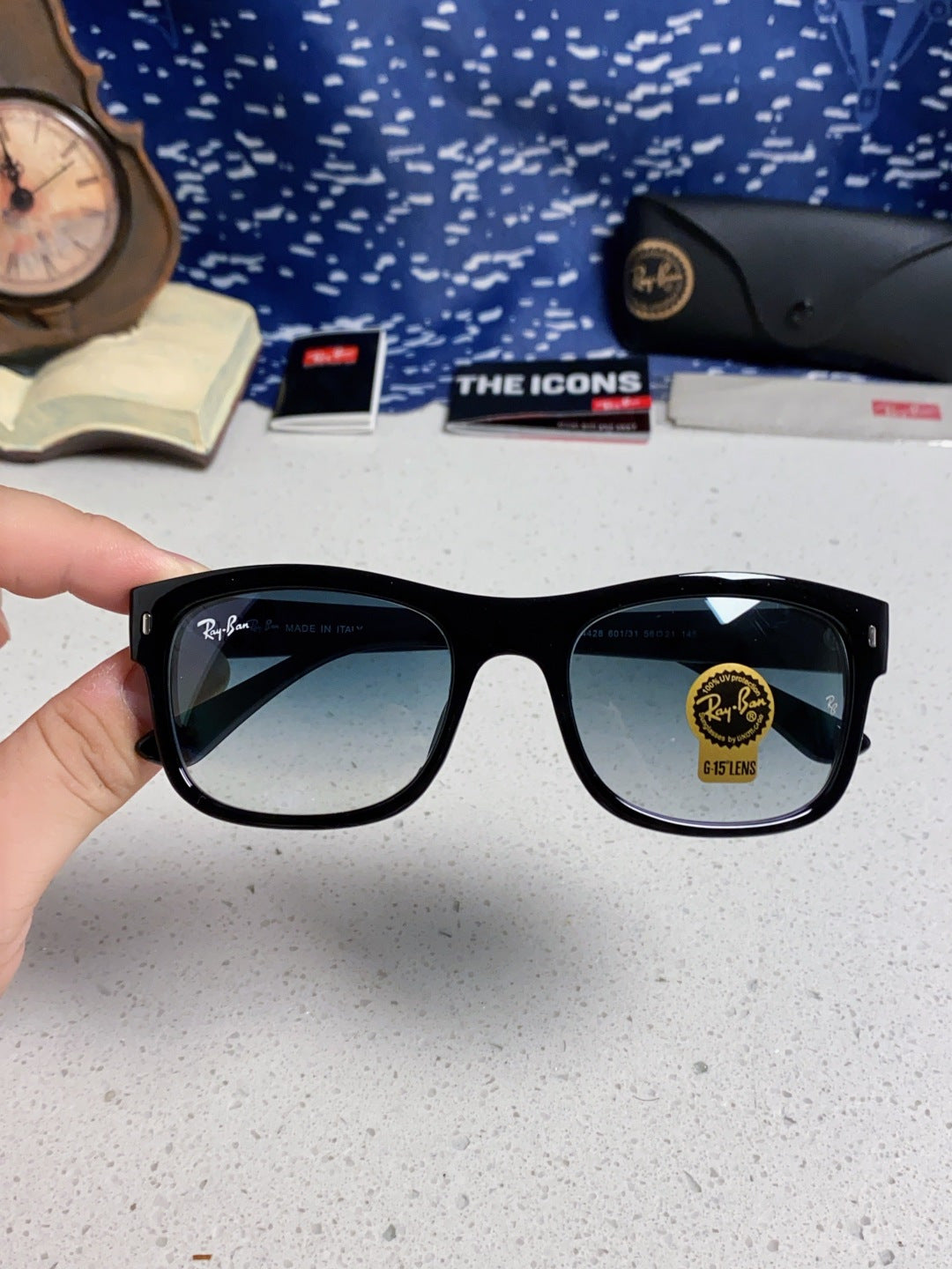 Ray-Ban RB4428 Polarized Fashion Silver Lens Sunglasses for Men & Wom - 433104 - detail image 4