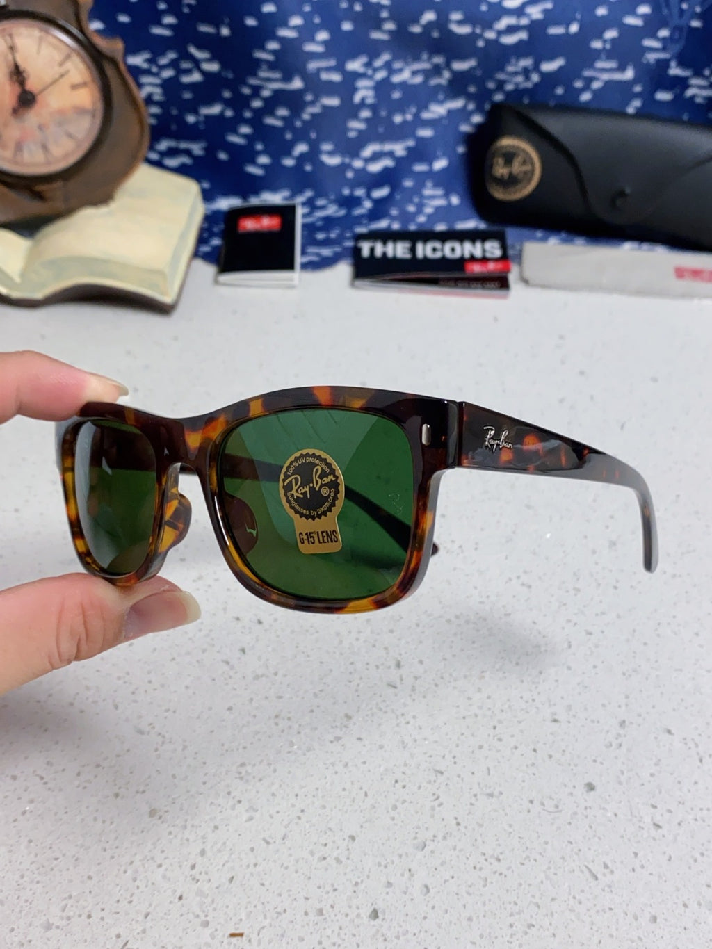 Ray-Ban RB4428 Polarized Fashion Black Lens Sunglasses for Men & Wome - 433105 - detail image 5