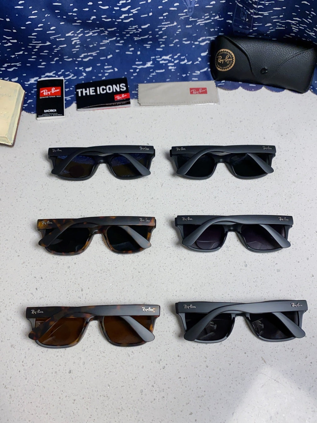 Ray-Ban RB2283 Polarized Square Silver Lens Sunglasses for Men & Wome - 488230 - detail image 11