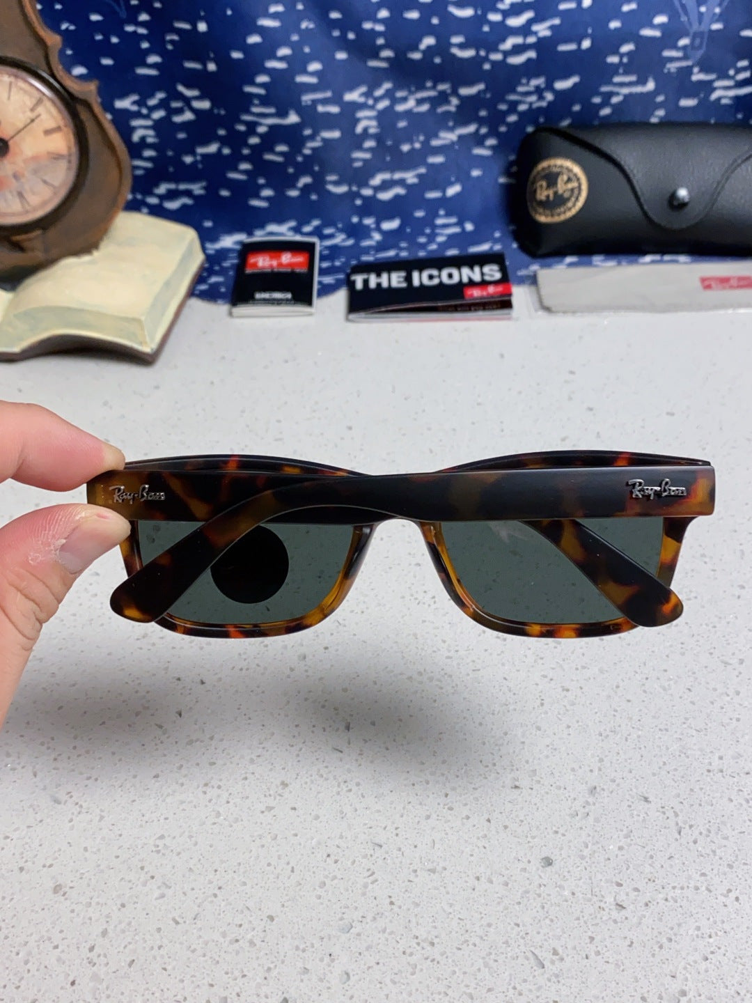 Ray-Ban RB2283 Polarized Square Silver Lens Sunglasses for Men & Wome - 359003 - detail image 5